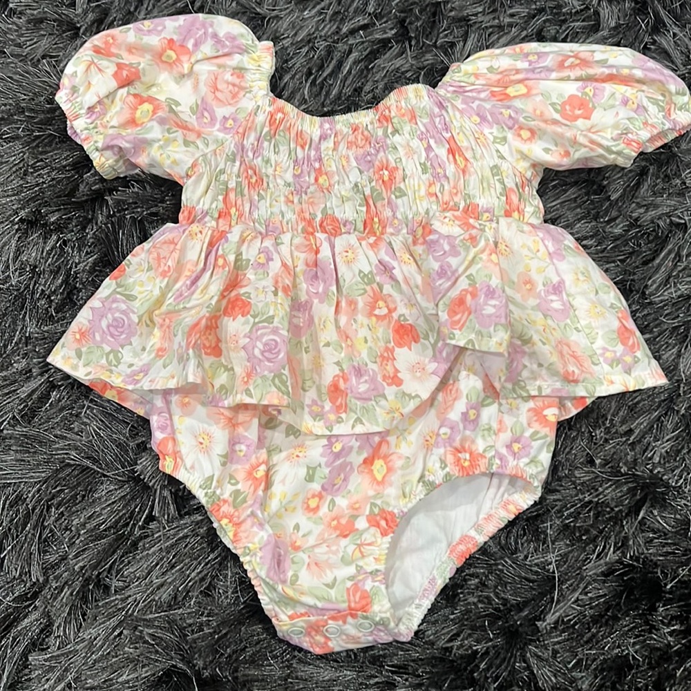 Arabella and Rose floral romper dress